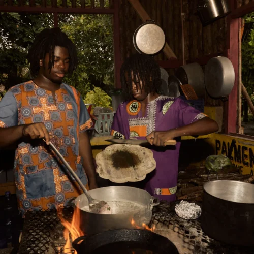 Garifuna cooking class at Palmento Grove, Hopkins, Belize
